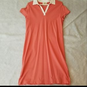 Talbots preppy melon polo style dress Sz. …
